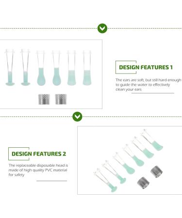 Jibau Ear Wax Removal Tool with LED Light - Earwax Remover Spoon, Tweezers Cleaning Tool - Buy Online on GoSupps.com