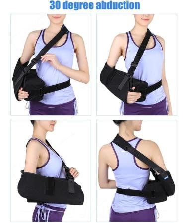 Shoulder Abduction Sling with Pillow - Large Arm Sling & Cushion Pad for Injury Support - Buy Online on GoSupps.com