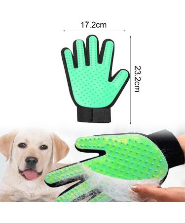 Silicone Cat & Dog Grooming Gloves - Pet Care Brush for Cats | International Shipping Available - Buy Online on GoSupps.com