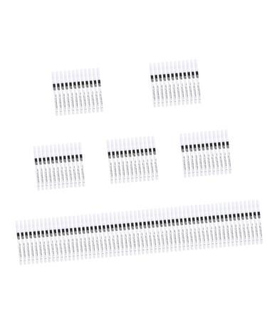 Didiseaon 120 Pcs Eyeliner Pencil Eye Makeup Applicators Eyebrow Pencil Lying Liquid Makeup Set Wooden Pole