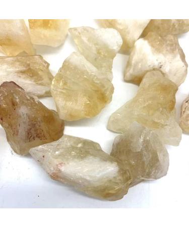 Crystal Hole Natural Crystals and Stones 200g Natural Citrine Healing Crystal Raw Rock Gemstone Gravel Stone for Home Decoration for Decoration Crystal Hole - Buy Online on GoSupps.com