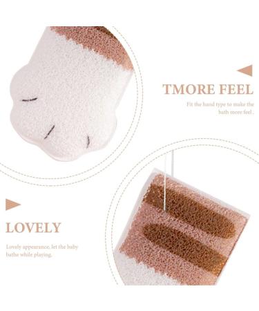 Lurrose Animal Bath Mitt Bath Cotton Cat Claw Bath Pouf Bath sponges for Shower Scrubber exfoliating loofah Sponge Bath Shower Mitt Dead Hydrophilic Polyurethane Toddler Bath Flower - Buy Online on GoSupps.com