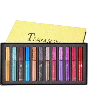 Jojomis 12PCS Glitter Eyeliner Shiny Eye Makeup Set - Buy Online on GoSupps.com