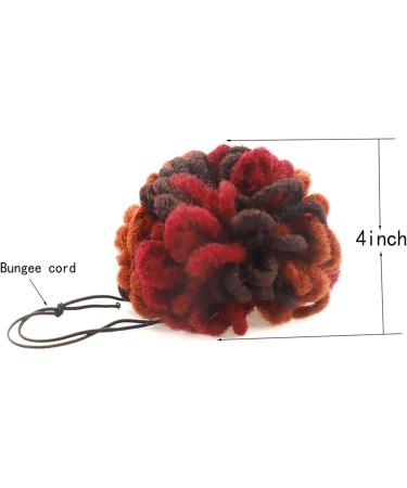 Hair Bun Hairpiece for Women Dreadlocks Bun Afro Puff Drawstring Ponytail Hair Bun Hairpieces Braided Chignon Faux Loc Braids Buns Synthetic Clip in Hair Extensions for Women Hair Chignons(99JHBUGH350 - Buy Online on GoSupps.com