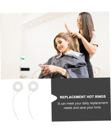 FOMIYES 2pcs Replacement Hot Ring Heated Curlers Coils Heating Plate Repair Kit Heating Coil White Plastic 9.5X2.5CM White - Buy Online on GoSupps.com