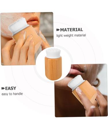Angoily The Lazy exfoliating Brush Bath Brush washbasin Scrub Wood The face Clean Makeup Remover Brush Fiber Cleansing Brush Manual Cleaner Wooden face Brush face Cleaning Brush - Buy Online on GoSupps.com