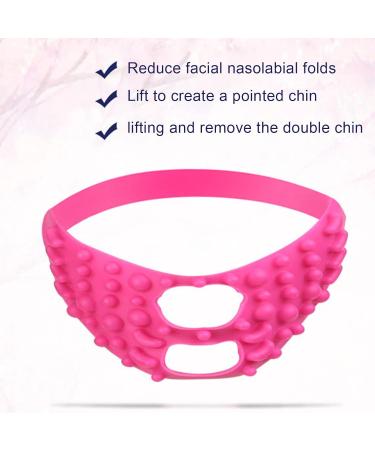 V Shaped Slimming Face Mask - Silicone Facial Lifting Strap for Double Chin Reduction | Contouring & Firming Bandage for Women - Buy Online on GoSupps.com