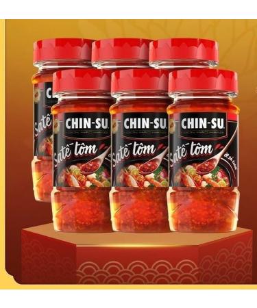 CHINSU Fresh Shrimp Hot Sauce - Exquisite Flavors for Culinary Delights - Vietnamese Specialty - Tom CHIN-SU Sat - 1 Piece 90g - Buy Online on GoSupps.com