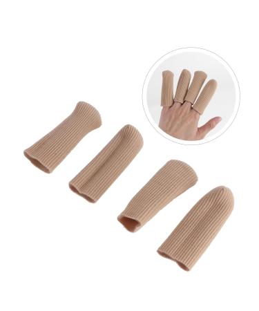 Healeved 2 Pairs Finger Guard Silicone Gel Protector Sleeves for Finger and Toe - Makeup Pearlescent - Buy Online on GoSupps.com