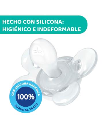 Chicco Physioforma Comfort Pacifier 0-6 Months - Silicone Sucker 2-Pack | Supports Breathing & Oral Development - Buy Online on GoSupps.com
