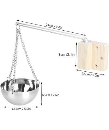 Fdit Stainless Steel Aroma Bowl - Refillable 120ml Essential Oil Holder for Sauna & SPA - Premium Accessories for Ultimate Relaxation - Buy Online on GoSupps.com