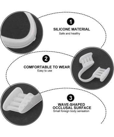 HEALLILY 2pcs Molar Teeth Guard - Anti-Grinding Night Guard for Tooth Protection - Buy Online on GoSupps.com