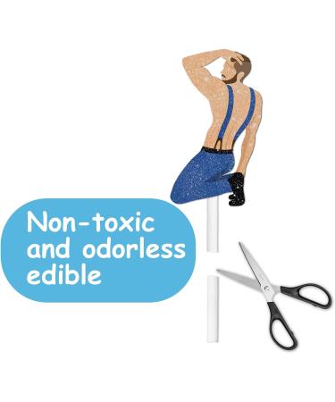 18pcs Glitter Graduation Dancing Boys Dessert Cupcake Topper Congrats Grad 2024 Prom Night Theme Decorations High School College Graduation Party Decor Supplies - Buy Online on GoSupps.com