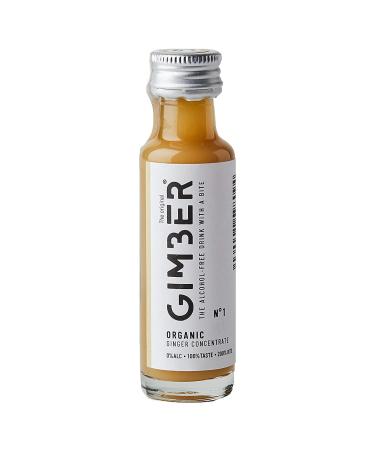 GIMBER Concentr de Gingembre Bio 20 ml | Boisson Sans Alcool 100% Biologique Base de Citron et pices | Jus Premium