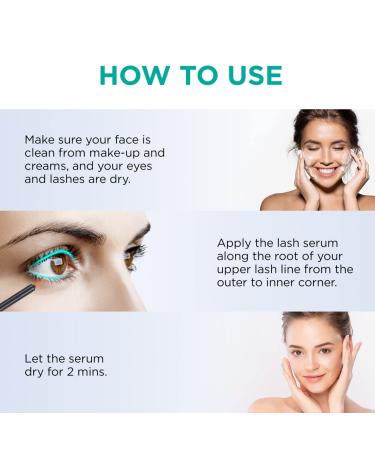 Potent Hypoallergenic Eyelash Growth Serum - Safe & Non-Irritating Formula - 5ml - Buy Online on GoSupps.com