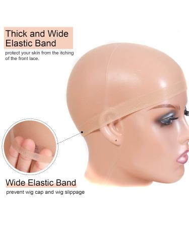 RECOOL HD Wig Cap for Lace Front Wig - Transparent Wig Cap for Stocking Caps - Invisible Wig Accessories - 2 Pack (4 PCS) - Buy Online on GoSupps.com