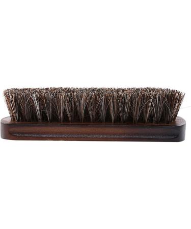 Shoe Brush Horsehair Shoe Brush Polished Wooden Handle Natural Leather Soft Boots Brush Onecolor - Buy Online on GoSupps.com
