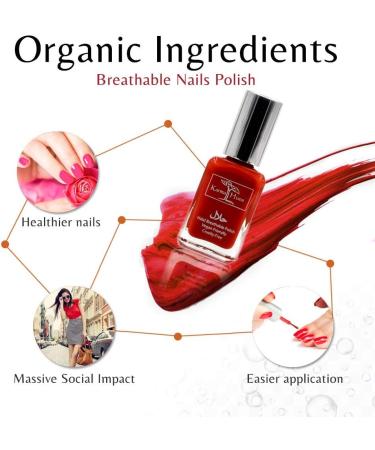 Karma Organic Non-Toxic Nail Polish - Vegan & Cruelty-Free Nail Paint (Mia Marie) - Buy Online on GoSupps.com