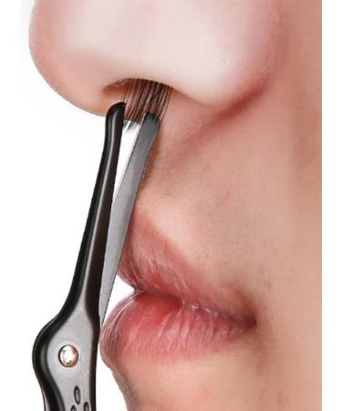 OUSIKA Nose Hair Trimmer - Stainless Steel Manual Scissors for Safe Hair Removal | International Shipping Available - Buy Online on GoSupps.com