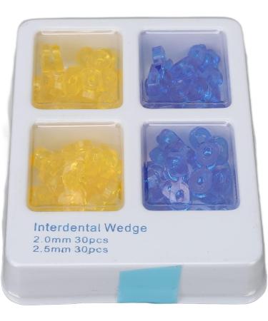 Pack of 60 Elastic Rubber Tooth Wedges | Tooth Separators & Fastening Wedges for Gaps - International Shipping - Buy Online on GoSupps.com