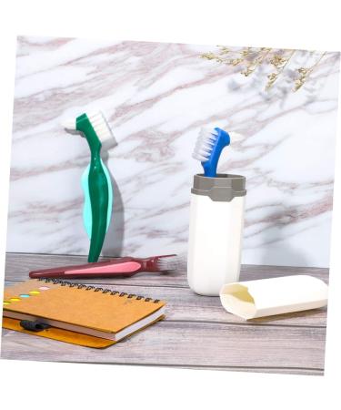 Frcolor 3-Piece Double-Headed False Toothbrush Set - Prosthesis Cleaning Brush for Ultimate Dental Care - Buy Online on GoSupps.com