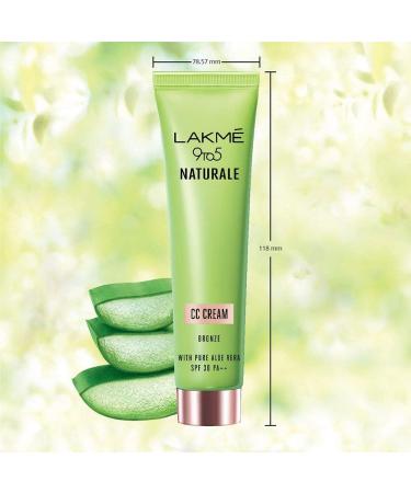 Lakme 9 to 5 Naturale CC Cream Bronze 30g - Buy Online on GoSupps.com