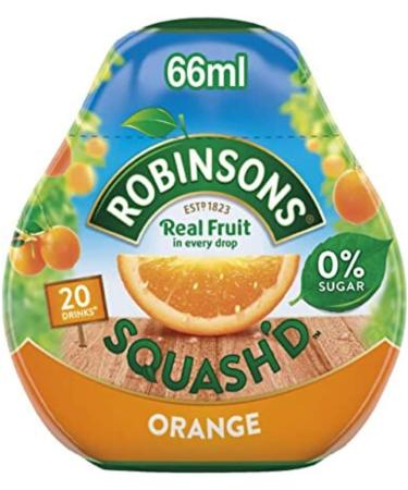 Robinsons Squash'd - Pack of 2 Flavors - 2 Robinsons Orange and 2 Robinsons Summer Fruits - 0% Sugar - Real Fruit in Every Drop - Buy Online on GoSupps.com