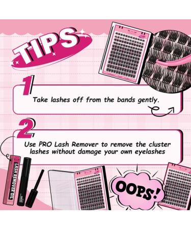 144 Pcs Individual Cluster Lashes | DIY Lash Extension Kit | Volume Wispy Lashes | Reusable & Comfortable | C Curl | Zero Touch | Flutter - Buy Online on GoSupps.com