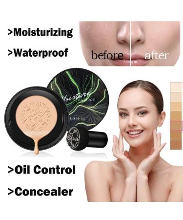 Buy Sunisa 3 in 1 Air Cushion CC & BB Cream Foundation | 5 Pieces Makeup Brush Set Combo - International Shipping Available - Buy Online on GoSupps.com