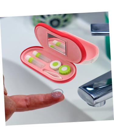 Shop Solustrie Double-Lodged Portable Glasses Case - Travel Accessory for Vacation & Lenses | Stylish & Functional Double Glasses Holder - Buy Online on GoSupps.com
