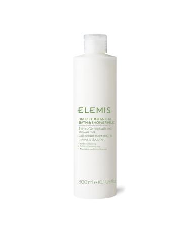 ELEMIS Luxury Bath & Shower Milk Daily Body Wash Infused with Moisturising Oil for Gentle Cleansing of Dry Sensitive Skin Nourishing Foaming Cream with Natural Aromatics British Botanicals Bath & Shower Milk 300ml