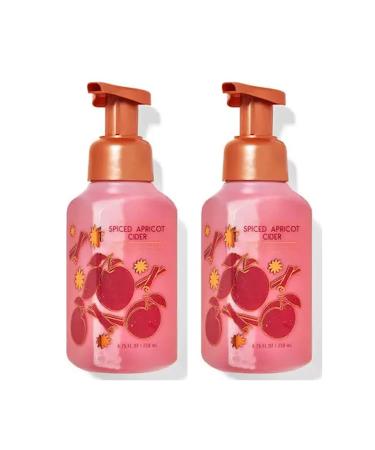 Bath & Body Works Spiced Apricot Cider Gentle Foaming Hand Soap 8.75 Ounce 2-Pack (Spiced Apricot Cider)