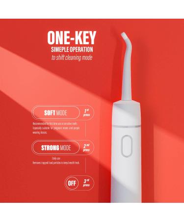 Portable Water Flosser - Cordless Dental Oral Irrigator Rechargeable Waterproof Ideal for Braces & Travel - Shop Now - Buy Online on GoSupps.com