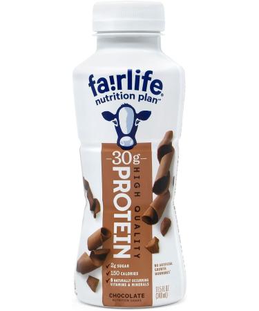 Fairlife Nutrition Plan High Protein Chocolate Shake 30g - Gelatin Free - 11.5fl.oz (12 Pack) - Buy Online on GoSupps.com
