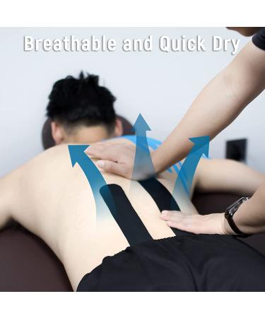 4 Pack Waterproof Kinesiology Tape for Athletes - 16 FT Roll for Knee, Elbow, Shoulder - Beige - Buy Online on GoSupps.com