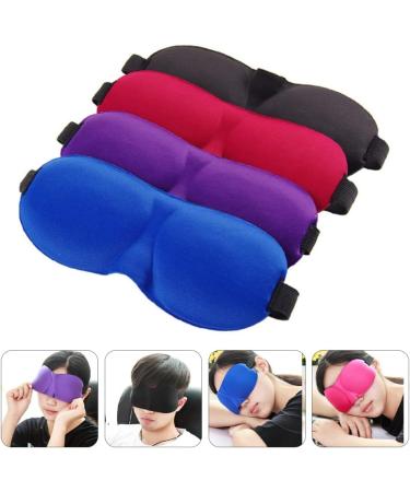 Healifty 4pcs Blackout Sleep Masks - Adjustable Eye Covers for Adults & Kids | Light Blocking Blindfolds for Better Sleep - Buy Online on GoSupps.com