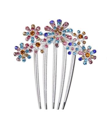 Ipetboom Tiara Hair Accessories Bridal Hair Comb Women Hair Clip Flower Hair Comb Wedding Women Hair Comb Diamond