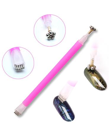5-Piece Nail Magnet Stick Set - MKNZOME Magnetic Pen & Strong Puncture Pencils for DIY 3D Cat Eye UV Gel Nail Art | International Shipping Available - Buy Online on GoSupps.com