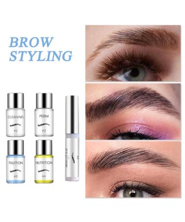 Sunset Brow Lamination Kit - Professional DIY Eyebrow Lift Styling for Fuller, Messy Brows | Lasts 8 Weeks | Salon Quality - Home Use | Set A - Buy Online on GoSupps.com