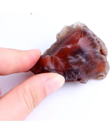 Natural 1PC 10-50g Natural African Red Brown Agate Half Nodule Stone Uncut Rough Stones Crystal Minerals Gift ningxiao (Size : 10-20g) - Buy Online on GoSupps.com