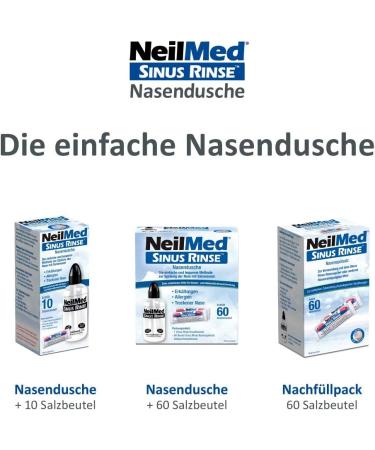 Buy NeilMed Nasal Douche for Colds & Allergies - 60 Salt Portions | Fast International Shipping - Buy Online on GoSupps.com