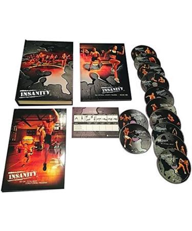 Insanity 60 Day Total Body Conditioning Program - 14 DVD Workout Exercise Videos Base Kit - Buy Online on GoSupps.com