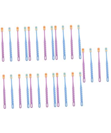 Minkissy 28 STK toothbrush brightening toothbrush tooth cleaning extra soft toothbrush soft tooth bristles soft hand bristle toddler brushes handle pp product manual