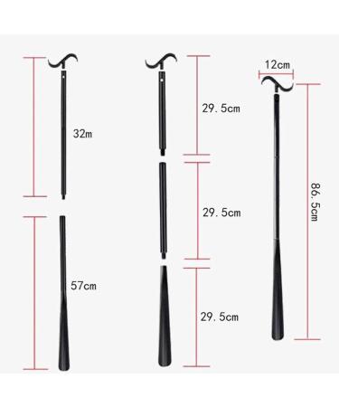 Durable Dressing Sticks for Elderly | 3-Pack Sock Remover & Helper for Shoes and Clothes (White) - Buy Online on GoSupps.com
