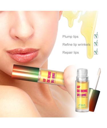 GL-TURELIFES Lip Plumper Gloss | Ginger Mint Balm for Extreme Volume & Hydration | Moisturizing Lip Enhancer for Smooth Full Lips - Buy Online on GoSupps.com