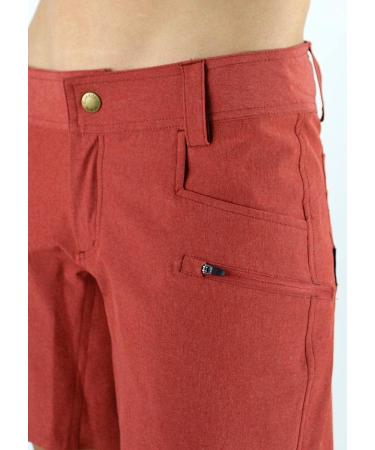Club Ride Apparel Women's Eden Cycling Shorts with Level 2 Chamois - 7 Red Cayenne - Medium - Buy Online on GoSupps.com