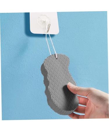 Super Soft Exfoliating Bath Sponge - Gentle Dead Skin Remover & Shower Brush for Adults Children & Pregnant Women - Grey - Buy Online on GoSupps.com