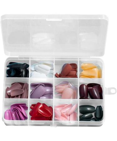 Nails Press on Matte and Glossy False Nail Tips - Easy to Use and Portable Ballerina Coffin Press on Nails for Shiny Short Ballet - Buy Online on GoSupps.com