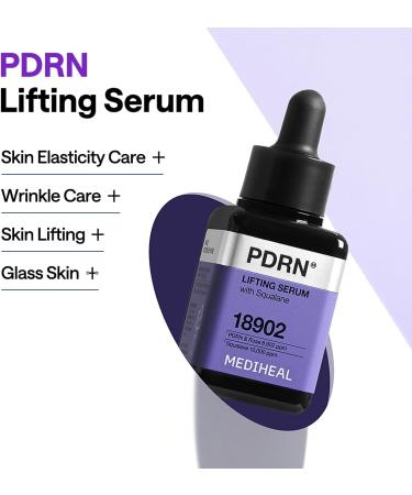 Mediheal Pdrn S rum lifting avec s rum cor en squalane pour le visage pour un teint naturellement clatant affine les pores raffermit la peau 40 ml violet - Buy Online on GoSupps.com
