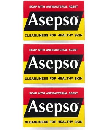 Asepso Original Antiseptic Soap 80g UK (3 Bars) - Buy Online on GoSupps.com